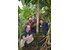 The photo shows several people around a cinnamon tree.