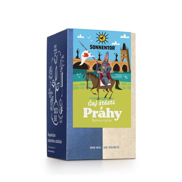 Čaj štěstí z Prahy bio 27 g porc. dvoukomorový